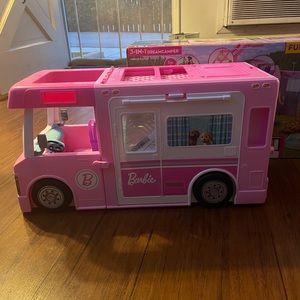 Additional photos of Barbie camper with decals on